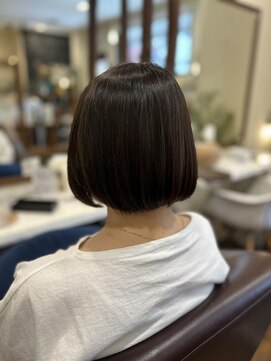五感鷹匠 髪の診療所 乾かすだけでまとまるボブ
