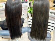 ヘアーズ ベリー 平尾店(hairs BERRY)の雰囲気（美髪に導く薬剤を使用◎[オーガニック/髪質改善/縮毛矯正]）