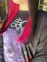 カフェアンドヘアサロン リバーブ(cafe&hair salon re:verb)&nbsp;インナーピンクカラースタイル☆