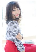 《K-two栄・矢場町》アンニュイウェーブの可愛い大人セミロング