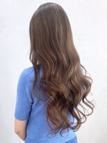 アイティー バイ アルバム 中野店(IT by ALBUM)&nbsp;グロスグレー_セミウェットウェーブオリーブカラー_ba307314