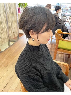 ヘアー ブランチ(hair. branch) 大人の色気漂う ショートボブ