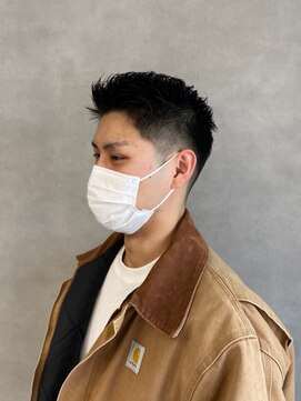 ソアー 新大阪(SOAR) 黒髪メンズカジュアル◎短髪刈り上げアップバング【新大阪】