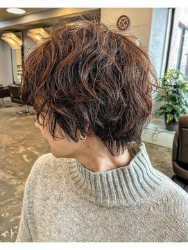 シャワ(CHAWA) 【CHAWA】無造作パーマ・ショートスタイル〈西区/琴似〉