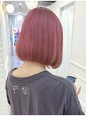 【ブリーチ2回】パステルピンク ボブ 韓国風 *Lilme*