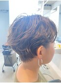ナチュラルウェーブショート