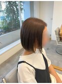 コンパクトボブ×アッシュ