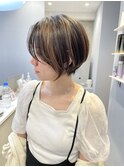 シアーショートボブ 【福岡聖容】
