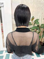 ノエ(noe) 切りっぱなしボブ×ハイライトグレージュ