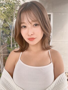 美容室 ビ フェスカ(B FESCA) イヤリングカラー#インナーカラー#結べるボブ