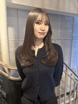 リアン(Lien)&nbsp;chocolate greige × layer cut