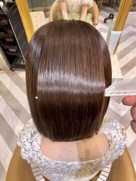 ロンドアベニール 北千住(Lond avenir) ケア縮毛矯正ボブ☆美髪ボブ/美髪縮毛矯正[北千住]