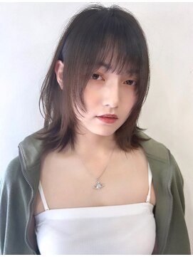 リコバイアフロート(riko by afloat) くびレイヤー/切りっぱなし/ヘルシースタイル/韓国[stylist竹田]