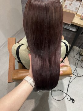 テラスヘア 三条(TERRACEhair) 髪質改善艶カラーブラウンベージュ