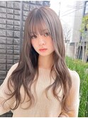 Say.黒髪ボブルフネビージュ小顔ワンレンロングレイヤー韓国青山