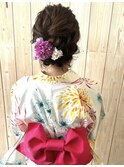 浴衣ヘア＆着付けも受け付けています