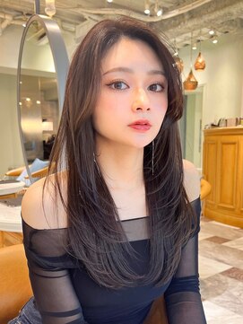 ロンド アンブル 四条烏丸(Lond ambre) 小顔に見せるヘア/黒髪カタログ/韓国/レイヤー5220