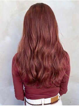 ギークス(GEEKS) 【GEEKS渋谷】チェリーレッド/春カラー/ハイトーンロング/透明感