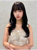 レイヤーロング/ヘルシースタイル/韓国ヘア/ベビーピンク/笹塚