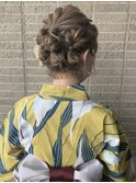 【 着付け 】浴衣着付け+ヘアセット