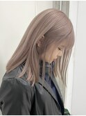 山出おすすめ◎ブリーチ1回で叶える艶々ミルクティーベージュ