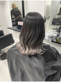 ホワイトベージュグラデーションカラー