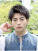 ソフトツイストアップバング