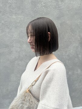 ニア 清澄白河(nir) 【清澄白河 半個室】 ボブ  × アッシュグレー