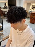 メンズパーマ ツイストスパイラルパーマ マッシュ 横浜