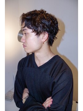 チクロヘアー(Ticro hair) メンズ　ピンパーマ