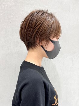 ウシワカマルエムティードット 富士宮店(USHIWAKAMARU MT.)の写真/【美シルエット】女性らしさを引き出すオシャレなショートに＊忙しい朝のスタイリングも簡単にキマる◎