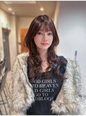 ハッシュカット　レイヤーカット ワンカール 韓国ヘア