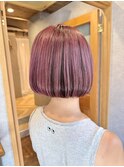 アンブレラカラーピンクボブ