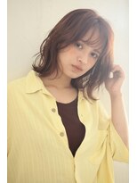 ファム(Fam) レイヤーロブ　ニュアンスパーマ　ベージュ　中目黒　代官山