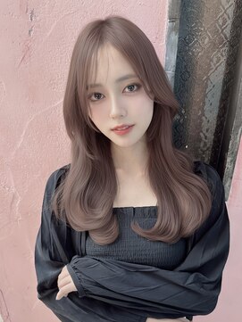 ロンドリゼル 札幌(Lond RiseL) オリーブグレー/前髪/ボブ/マロンベージュ/レイヤーカット/小顔