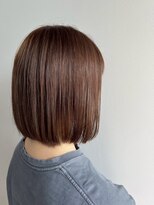 アンジェリカ(Angelica Total Beauty Lifestyle Design)&nbsp;ピンクオレンジカラーボブ