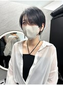 黒髪ハンサムショート