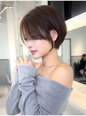 大人可愛いショートヘア/小顔に見せるショート/ショートボブ