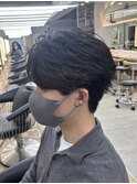 men's/メンズ/フェザーパーマ/黒染め/韓国/顔周り/波巻き/横浜