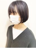 【morio成増/玉井】ボブ　アッシュカラー　ナチュラル