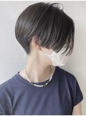 【morio 原宿】ハンサムショート　前下がり　グレージュカラー