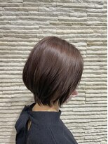 ビスカーム 浦和店(Vis calm)&nbsp;お肌を明るく見せる＊品のある艶髪ピンクグレージュショートボブ