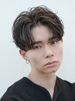 フィフスパーク(fifth PARK) 渋谷mensアクティブショートフェザーパーマセンターパート