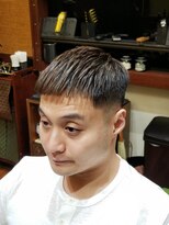 ブロートーキョーバーバーショップ 神田2nd(Bro Tokyo BARBERSHOP)&nbsp;外国人風ミドルスキンフェードクロップスタイル