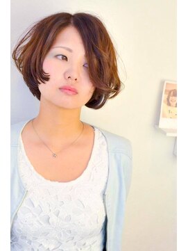 マッチレス(matchless) #30代 #アラフォー女子 #アシメ #右マシュ左前下がりボブ