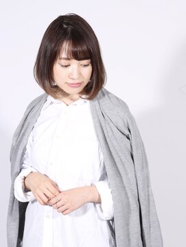 デイジー インデックスヘア 大島店(DAISY index hair) 大人ボブ×簡単スタイリング×フェミニンボブ×厚めバング