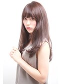 柔らかセミロング×ナチュラル