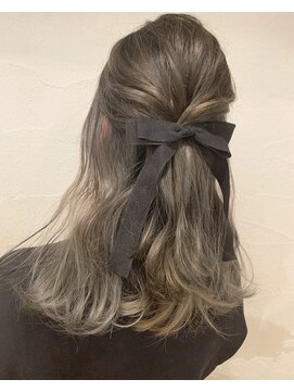 クラク 笹塚店(KURAKU) ゆるふわハーフアップ