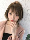 王道ショートボブ☆アッシュブラウン