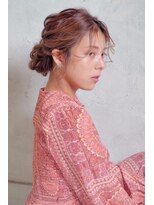 クシュ 所沢東口店(kusyu...) カーキグレージュマッシュショートボブフェザーバング(所沢377)